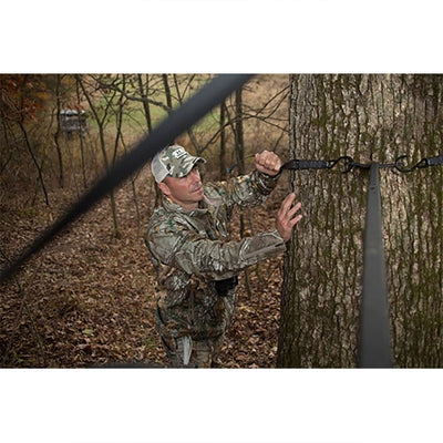 Hawk Big Denali 2 Man Climbing Tree Stand, 18 Foot Deer Hunting Ladderstand