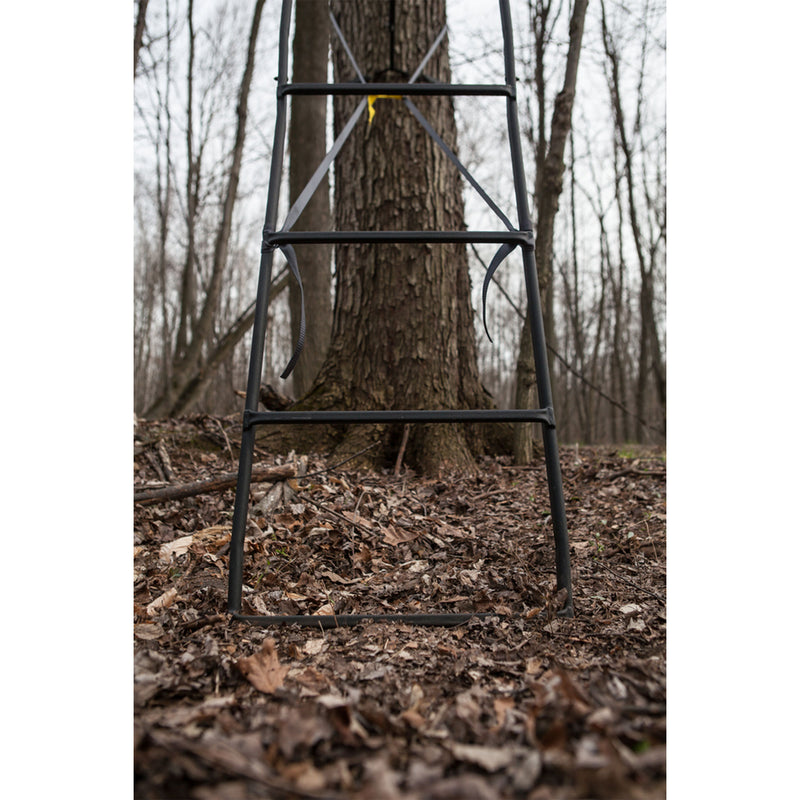 Hawk Big Denali 2 Man Climbing Tree Stand, 18 Foot Deer Hunting Ladderstand