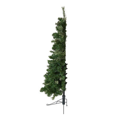 Home Heritage Cashmere 5' Artificial Half Christmas Tree Prelit 100 LED Lights