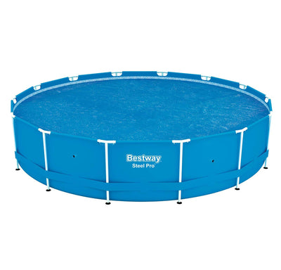 Bestway 14' Round Floating Above Ground Swimming Pool Solar Heat Cover (Used)