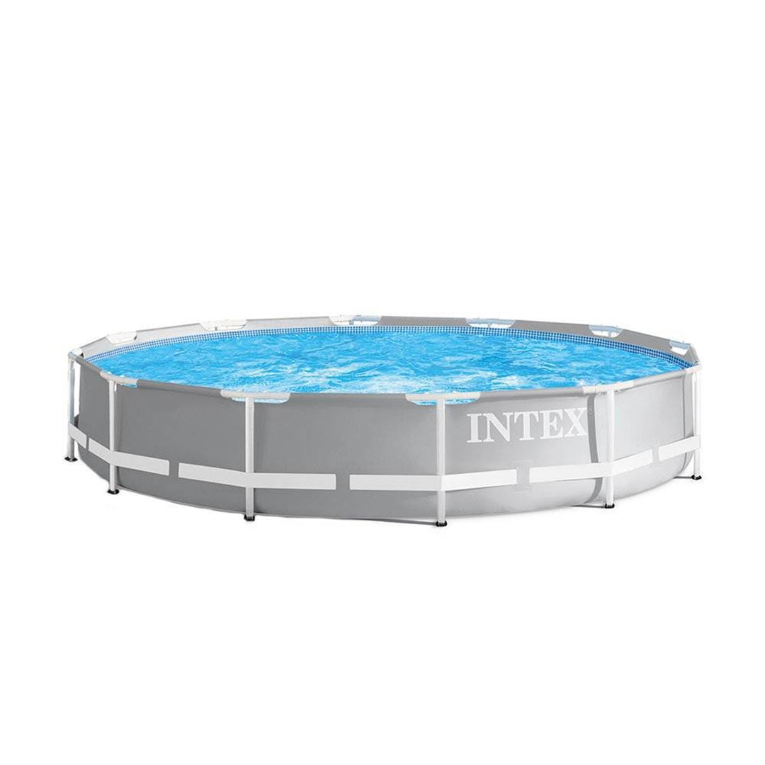 Intex 12 Ft x 30 In Prism Steel Frame Pool | Intex Easy Set Pool Filter Pump