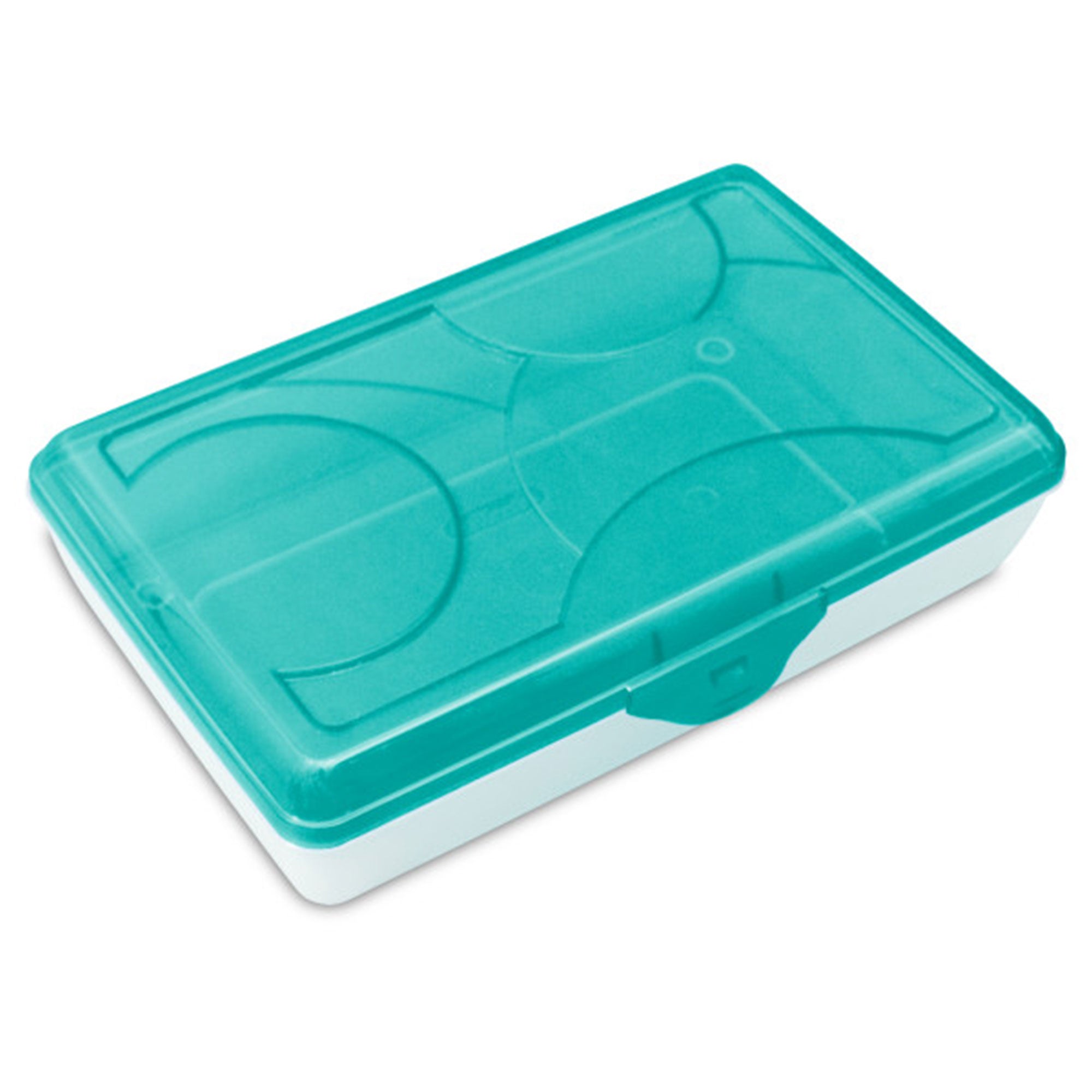 Sterilite 17296W06 Multipurpose Storage Supply Box w/ Lid, Molokai Blue (6 Pack) - VMInnovations