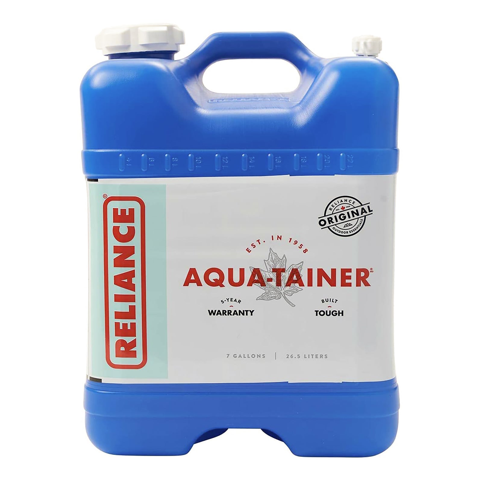 Reliance Products Aqua Tainer 7 Gallon Drinking Water Storage Container Tank - VMInnovations