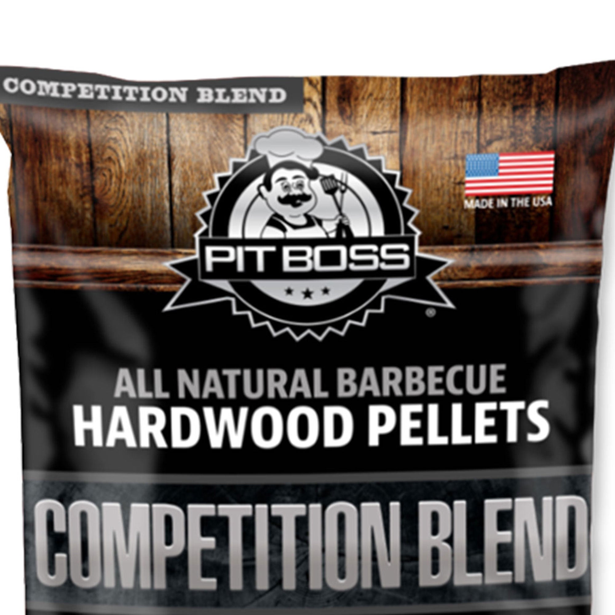 Pit Boss 55435 40 Pound Bag BBQ Wood Pellets for Pellet Grill, Competition Blend