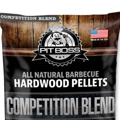 Pit Boss 55435 40 Pound Bag BBQ Wood Pellets for Pellet Grill, Competition Blend