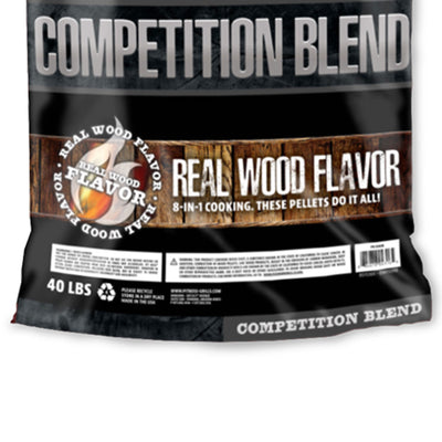 Pit Boss 55435 40 Pound Bag BBQ Wood Pellets for Pellet Grill, Competition Blend