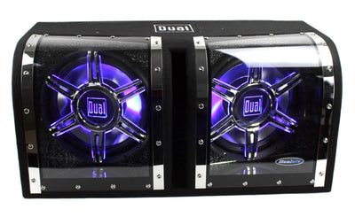 DUAL BP1204 12" 1100W Car Audio Subwoofer + Box Enclosure (Open Box)