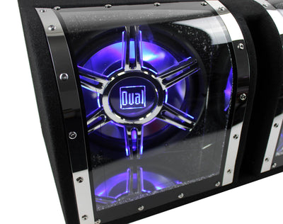 DUAL BP1204 12" 1100W Car Audio Subwoofer + Box Enclosure (Open Box)