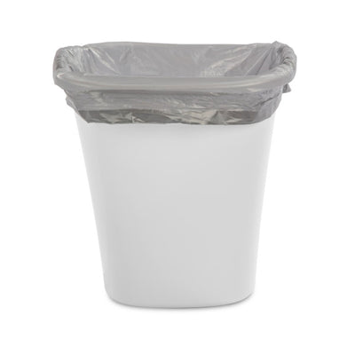 Sterilite 10638006 6 Gallon White Ultra Plastic Wastebasket Trash Can (6 Pack)