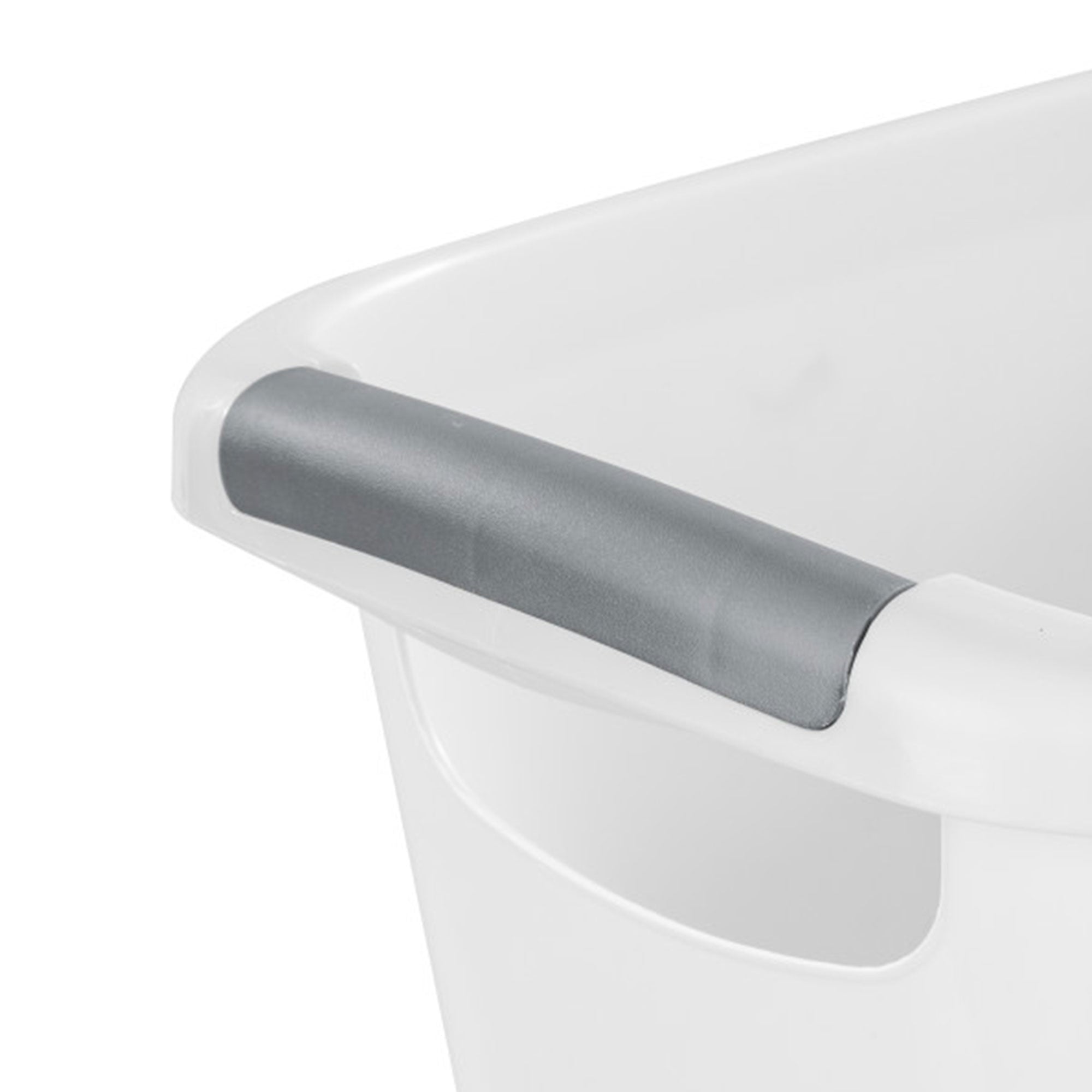 Sterilite 10638006 6 Gallon White Ultra Plastic Wastebasket Trash Can (6 Pack)