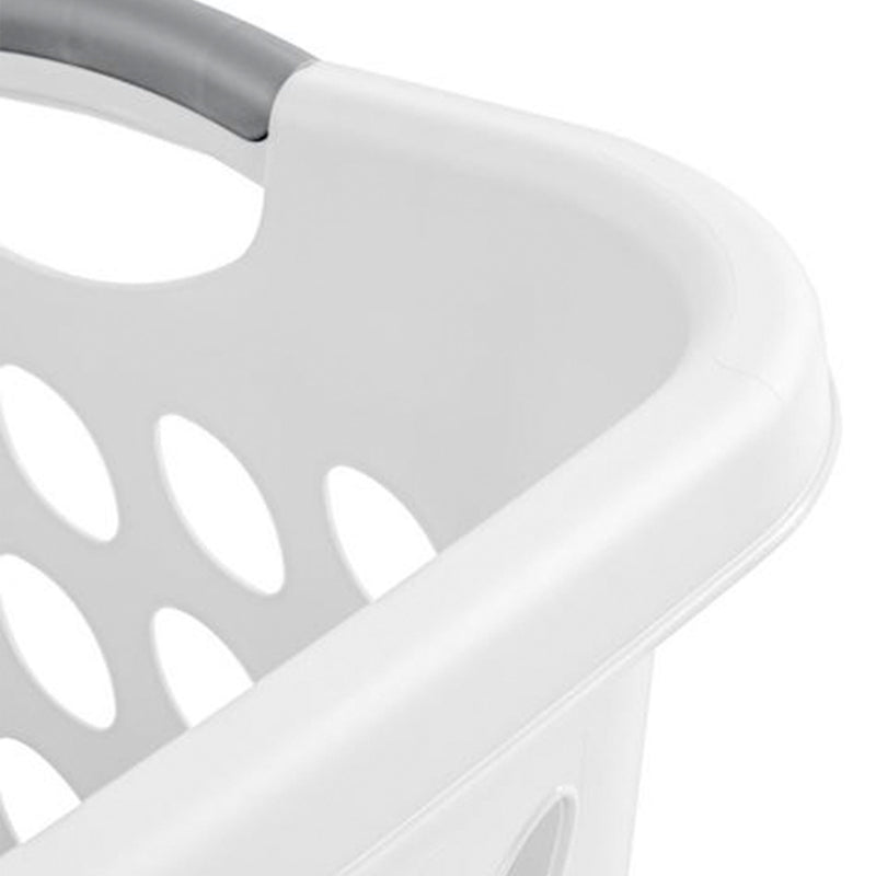 Sterilite Ultra 14 gal Square Plastic Laundry Basket w/Gripped Handles, (6 Pack)