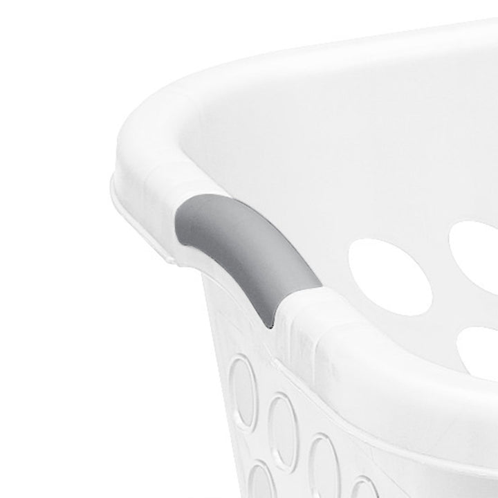 Sterilite Ultra 14 gal Square Plastic Laundry Basket w/Gripped Handles, (6 Pack)
