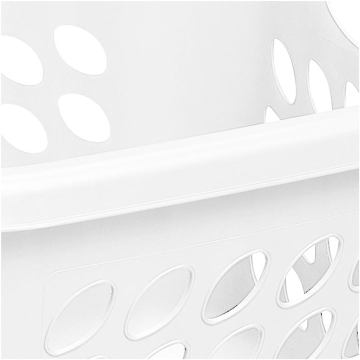 Sterilite Ultra 14 gal Square Plastic Laundry Basket w/Gripped Handles, (6 Pack)