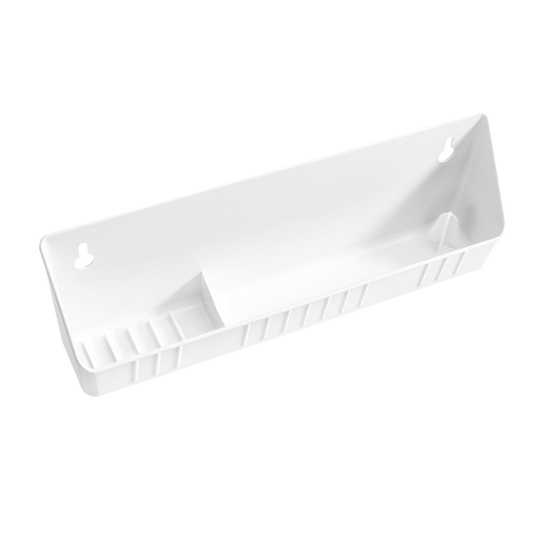 Rev-A-Shelf 11" Kitchen Sink Front Tip-Out Trays, White, 2-Pack, 6572-11-11-52