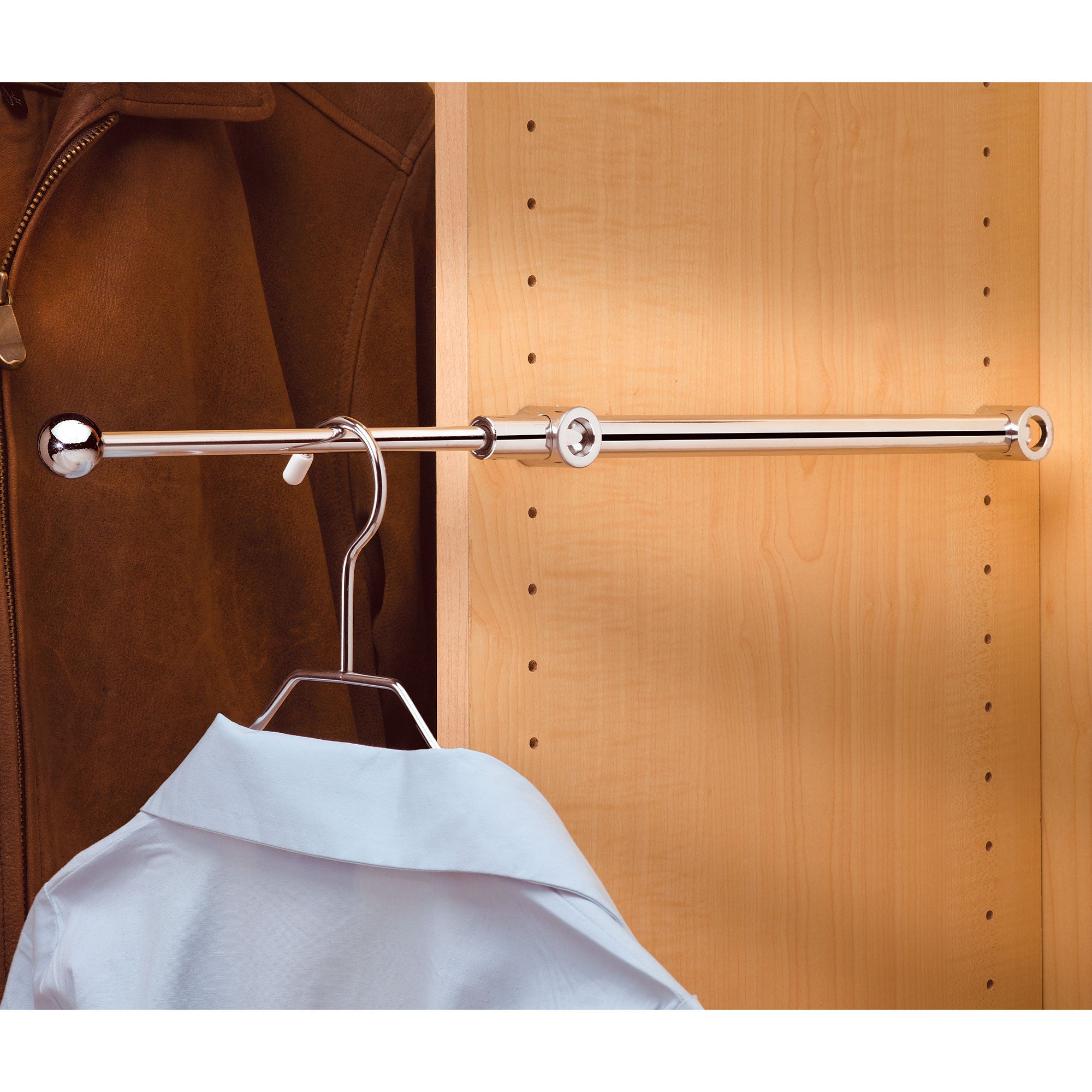 Rev-A-Shelf CVR-14-CR 14" Extendable Designer Closet Valet Rod, Chrome (3 Pack) - VMInnovations