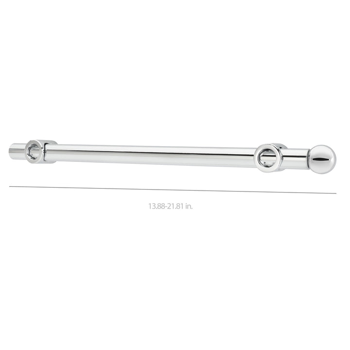 Rev-A-Shelf 14" Extendable Metal Designer Closet Valet Rod, Chrome, CVR-14-CR