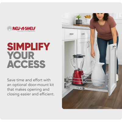 Rev-A-Shelf 5WB-DMKIT Door Mount Kit for Cabinet Pull Out Wire Baskets (Used)