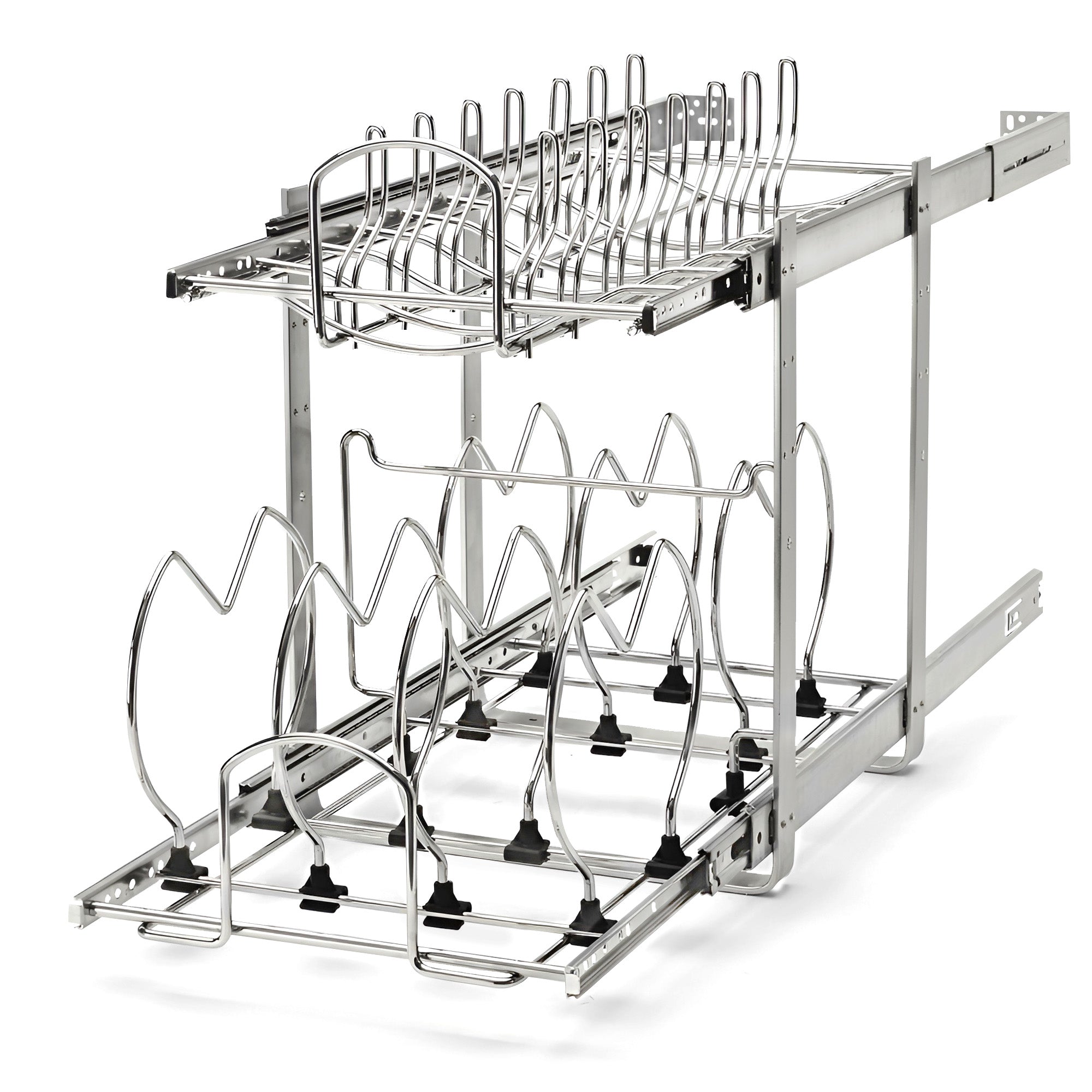 Rev-A-Shelf 5CW2-1222-CR 12" 2-Tier Wire Cabinet Cookware Organizer (For Parts)