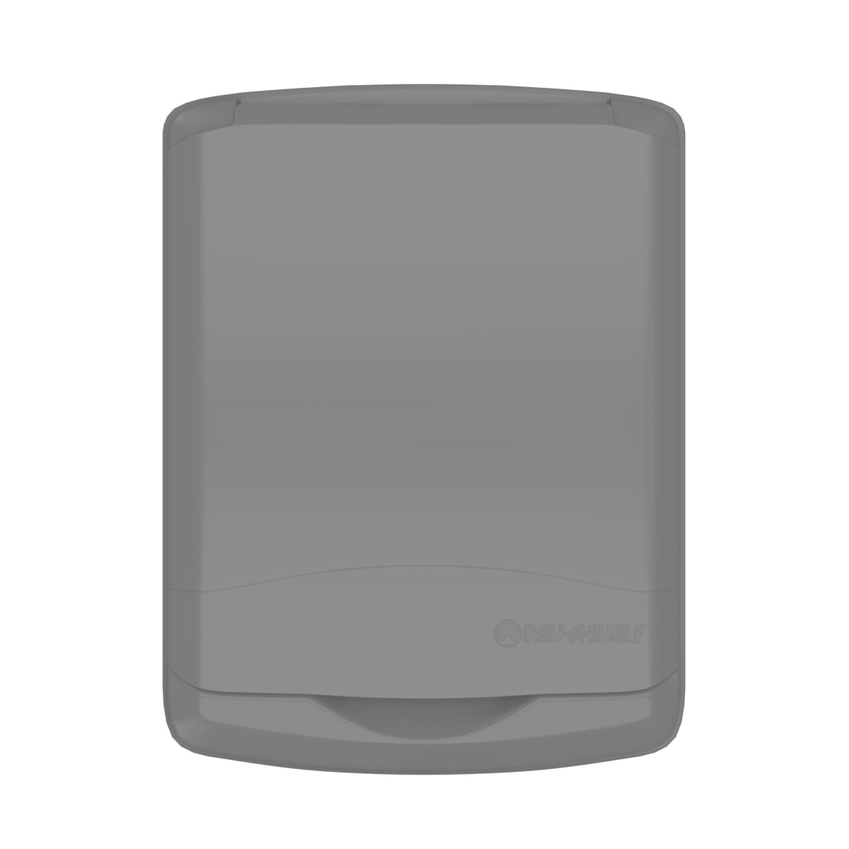 Rev-A-Shelf 35 Quart Polymer Trash Can Replacement Lid, Silver (Open Box)