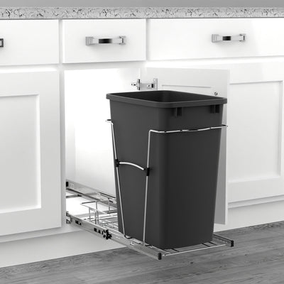 Rev-A-Shelf RV-12KD-18C S 35-Qt Cabinet Pullout Waste Container (For Parts)