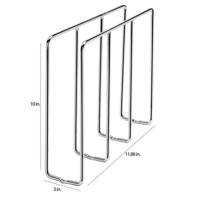 Rev-A-Shelf 596-10CR-52 Chrome U-Shaped Bakeware Cabinet Organizer (Open Box)