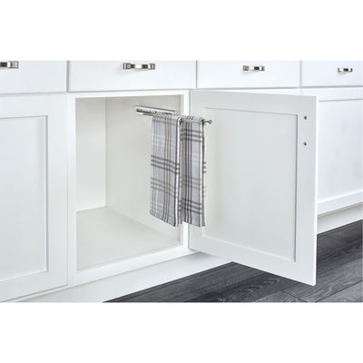 Rev-A-Shelf 563-51-C Under Cabinet Kitchen Pull-Out Towel Bar, Chrome (Open Box)