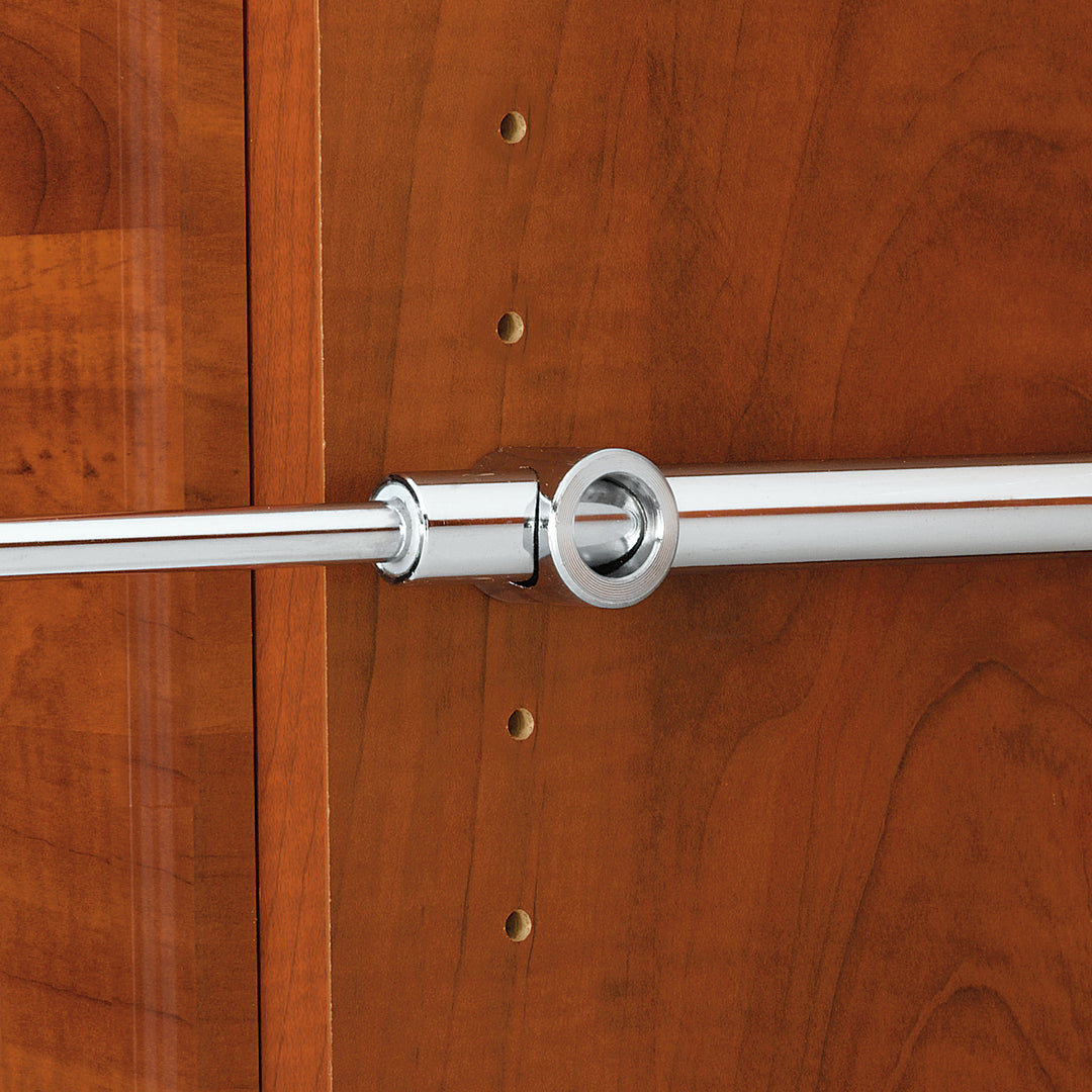 Rev-A-Shelf 12" Extendable Metal Closet Valet Rod, Chrome, CVR-12-CR (2 Pack)