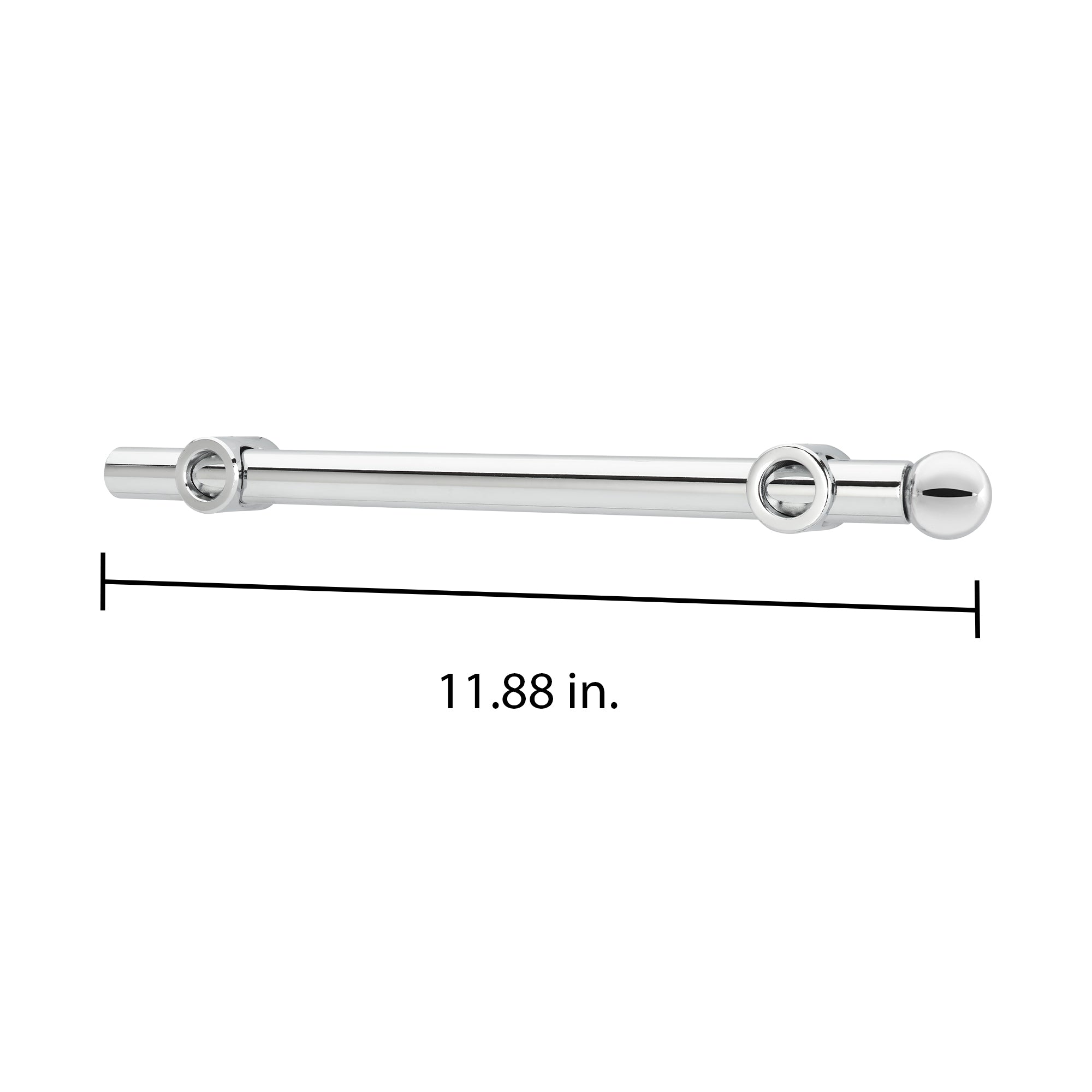 Rev-A-Shelf CVR-12-CR 12" Extendable Designer Closet Valet Rod, Chrome(Open Box)