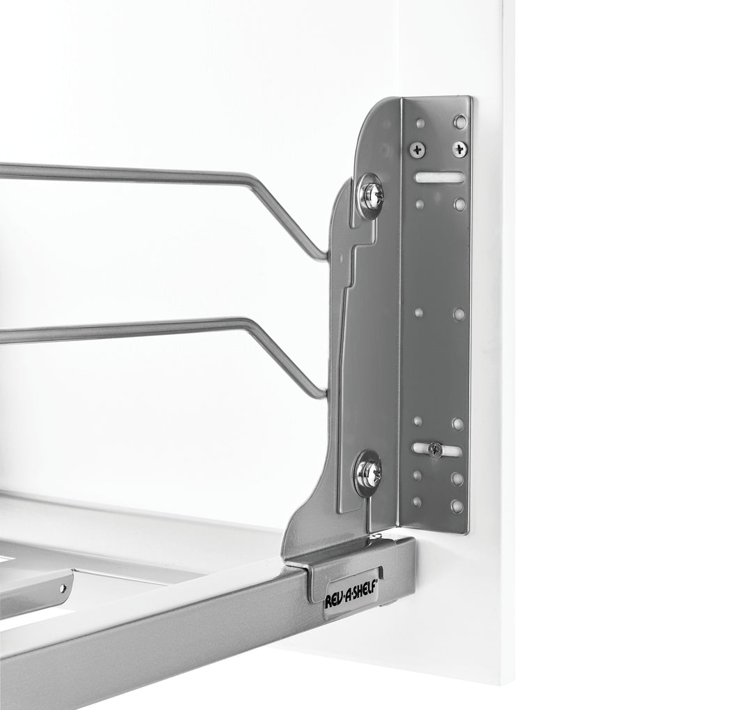 Rev-A-Shelf Double Pullout Trash 50 qt. with Soft-close, 53WC-2150SCDM-217