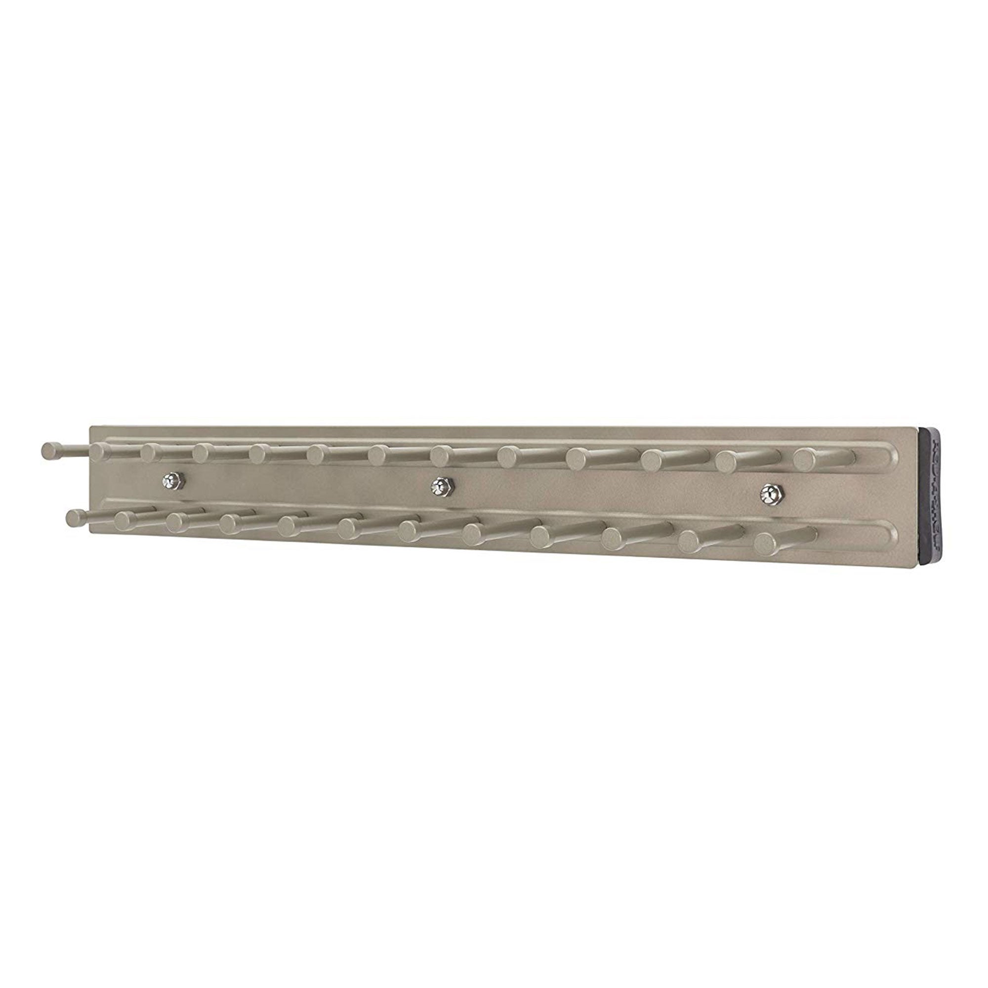 Rev-A-Shelf TRC-14CR 14-Inch Side Mount Extending Tie Rack, Nickel (Open Box)