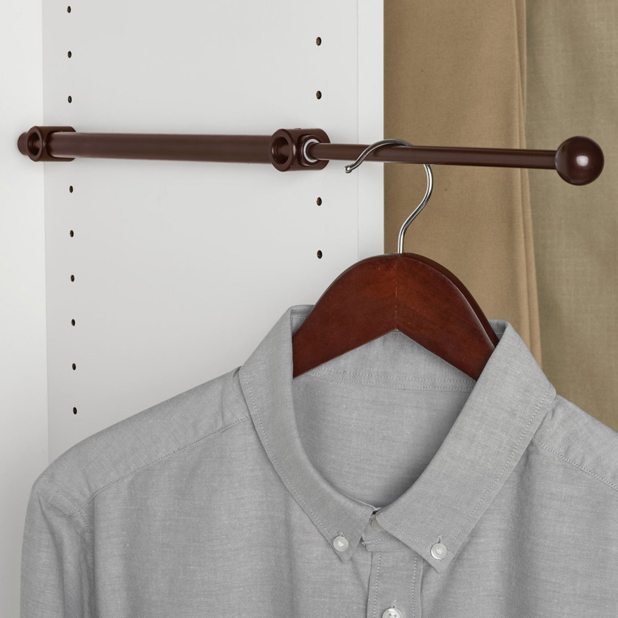 Rev-A-Shelf CVR-14-ORB 14-Inch Designer Closet Valet Rod, Bronze (Open Box)