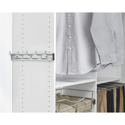 Rev-a-Shelf BRC-14CR 14-Inch Wall Mounted Pullout Belt Rack, Chrome (Used)