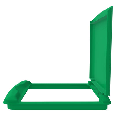 Rev-A-Shelf 35 Quart Trash Can Replacement Lid, Green (Open Box) (4 Pack)