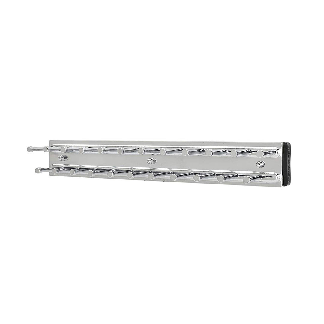 Rev-A-Shelf 12" Side Mount Extending Tie Organization Rack, Chrome, TRC-12CR