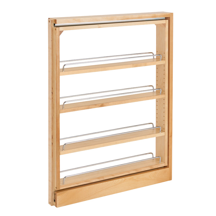 Rev-A-Shelf 3" Pullout Kitchen Cabinet Filler Organizer Spice Rack, 432-BF-3C