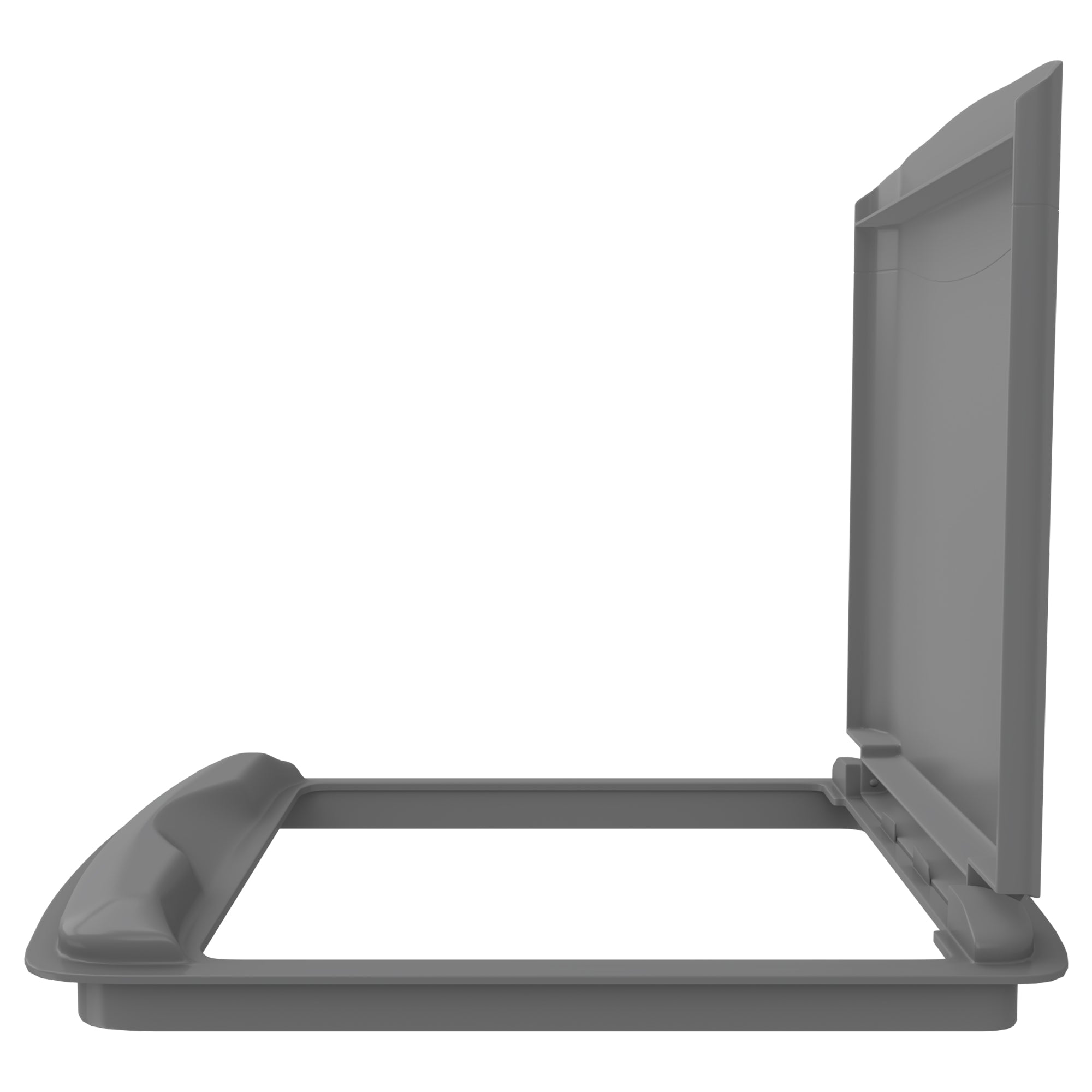 Rev-A-Shelf 50 qt. Trash Can Replacement Lid, Silver (Lid Only), RV-50-LID-17-1