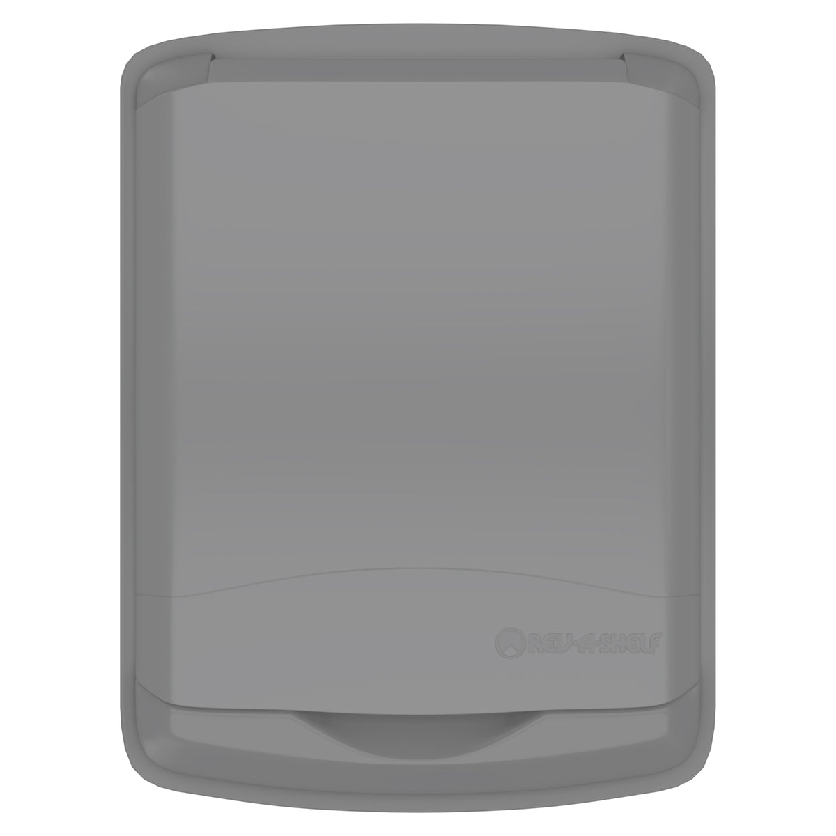 Rev-A-Shelf RV-50-LID-17-1 50 Quart Polymer Trash Can Replacement Lid, Silver (Open Box)