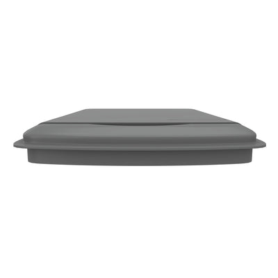 Rev-A-Shelf RV-50-LID-17-1 50 Quart Polymer Trash Can Replacement Lid, Silver (Open Box)
