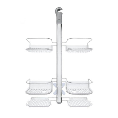 OXO Stainless Steel Shower Caddy w/ Hose Keeper Handheld Shower Head (For Parts)