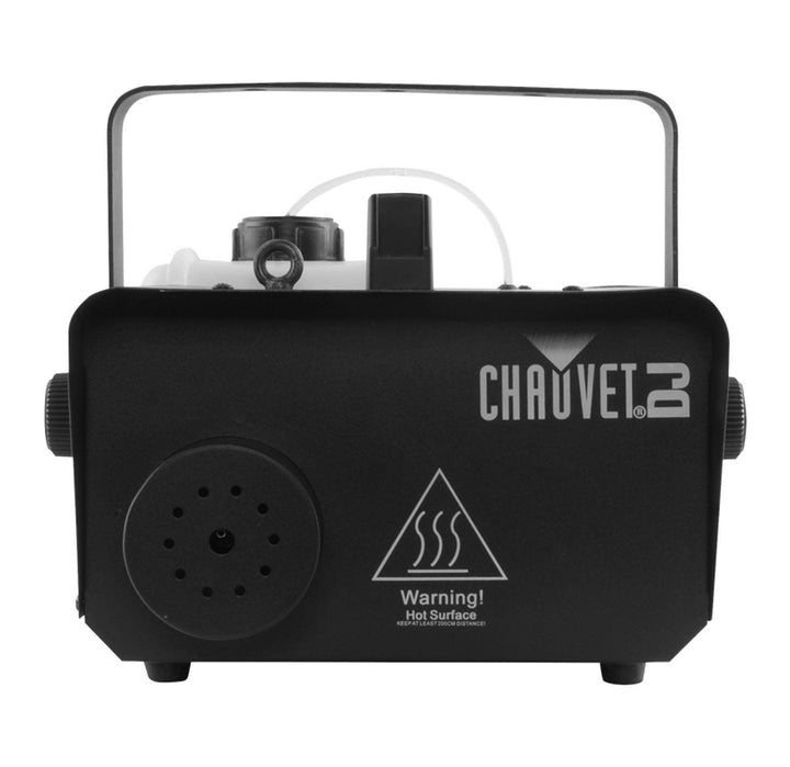 CHAUVET DJ Hurricane 1600 2.4L Fog Machine (2 Pack) + Fog Juice Fluid (2 Pack)