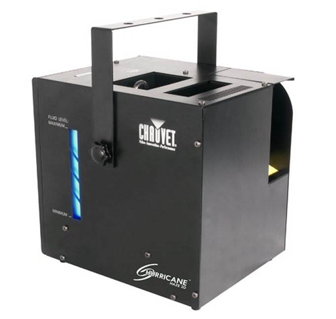 Chauvet DJ Hurricane Haze 2D Smoke/Fog Machine (2 Pack) & Fog Juice (2 Pack) - VMInnovations