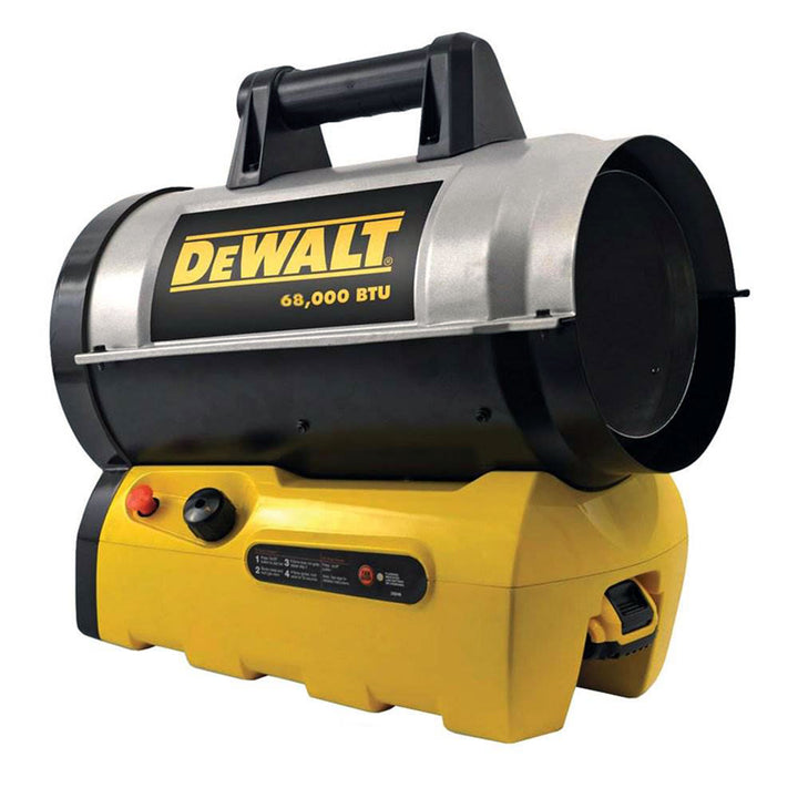 DeWalt 68,000 BTU Portable Jobsite Cordless Forced Air Propane Heater (Open Box)