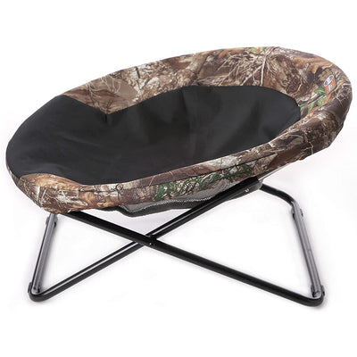 K&H Pet Products Large Pet Elevated Cozy Cot Dish Chair Dog Bed, Realtree Edge