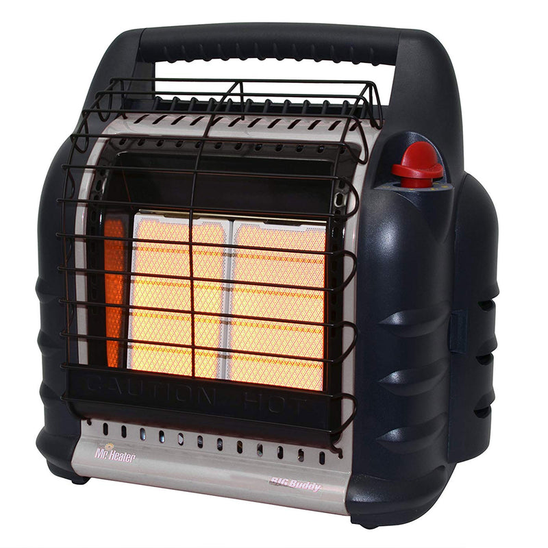 Mr. Heater 18000 BTU Hunting Big Buddy Portable Propane Gas Heater, Grey (Used)