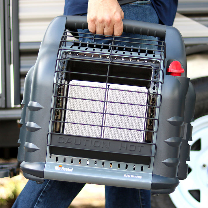 Mr. Heater 18000 BTU Hunting Big Buddy Propane Gas Heater, Grey (Open Box) - VMInnovations