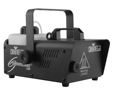 CHAUVET DJ Hurricane 1200 1.0L Pro Fog Smoke Machine + 48 Inch UV Black Light
