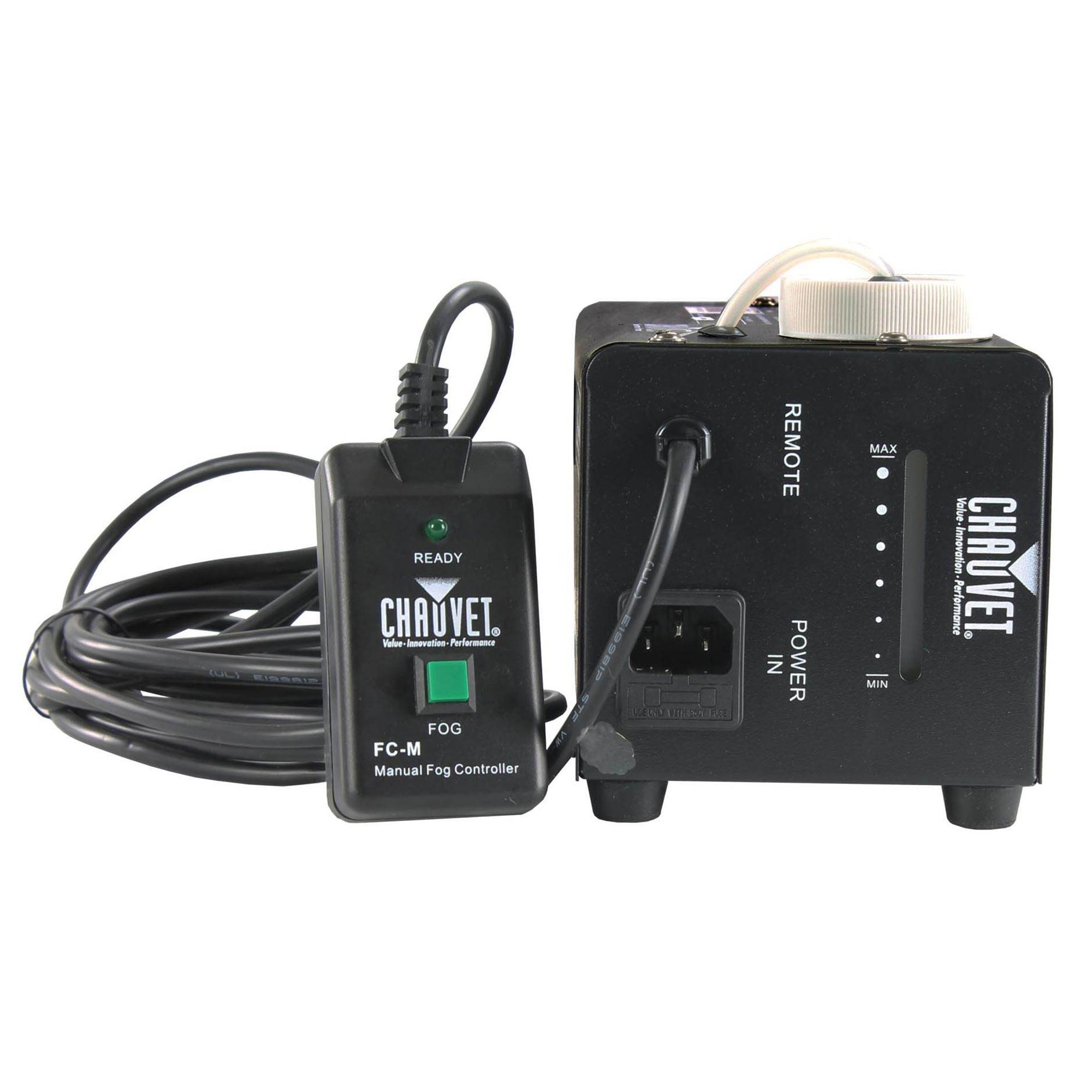 Chauvet DJ Hurricane Haze 2D & Hurricane Pro Fog Machines w/ Fog Fluid & Remotes