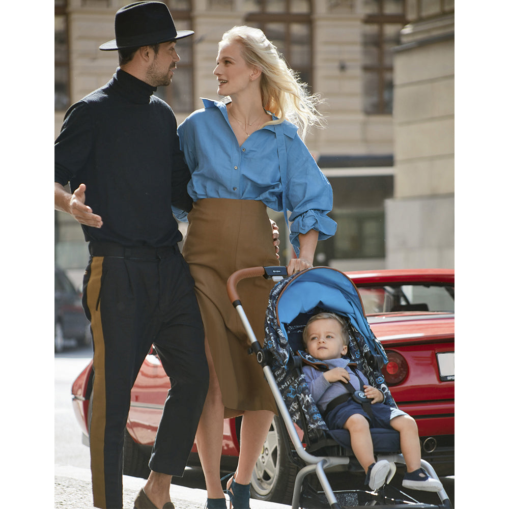 Cybex Balios S Convertible Baby Stroller with Sun Canopy, Trust Blue (Used)