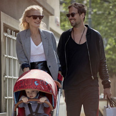 Cybex Balios S Convertible Baby Stroller with Sun Canopy, Love Red