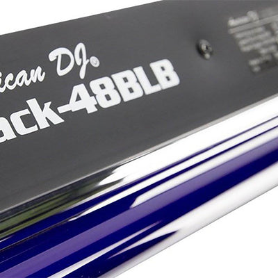 American DJ 850W 1 Liter Fog Machine w/ 48 Inch UV Black Pro Black Light(2 Pack)
